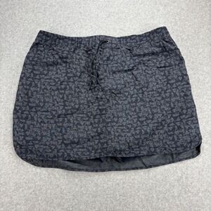 Duluth Trading Co Go Go Skort Womens 2XL Gray Performance Hiking Outdoor Skirt